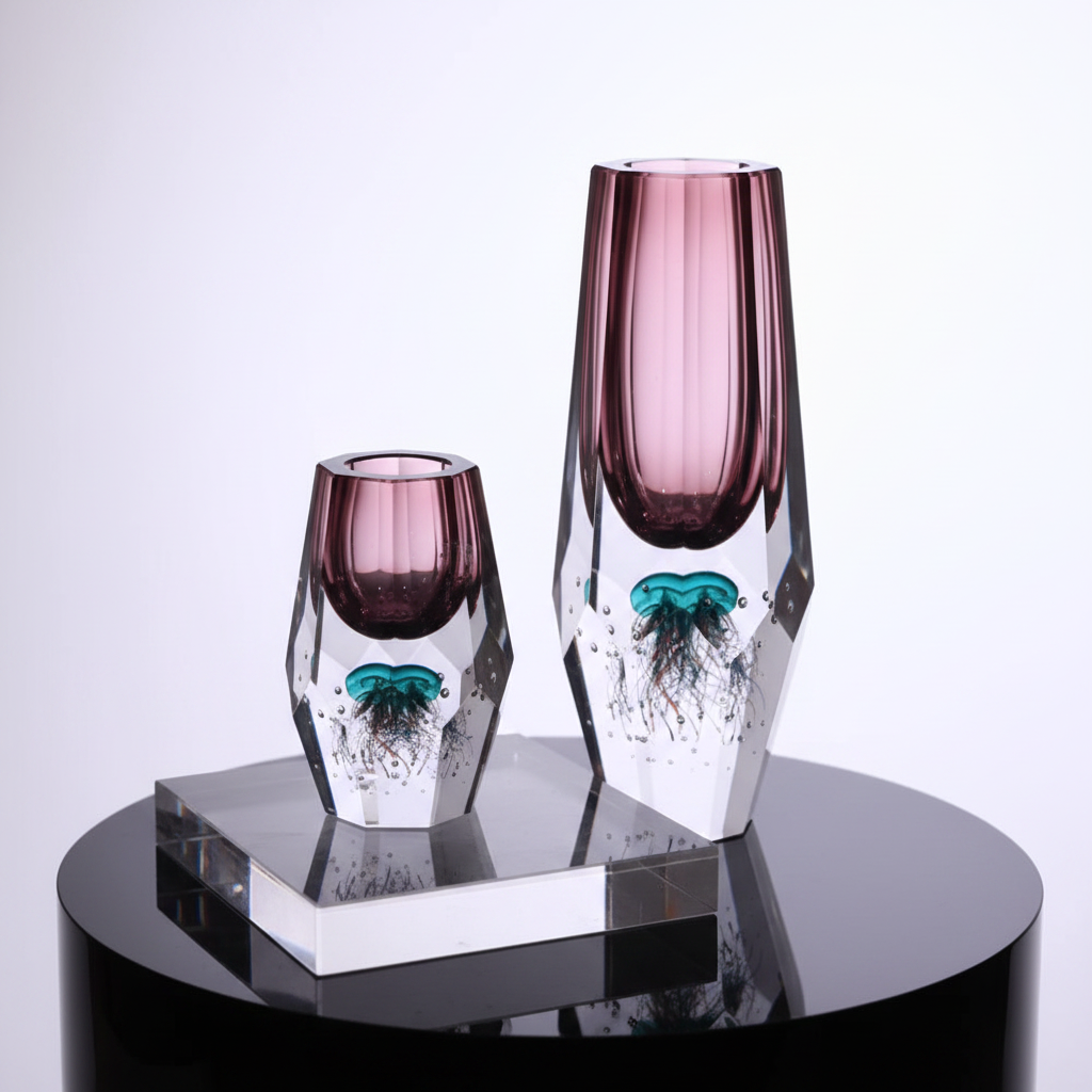 Jellyfish Vase Set - White Background 5